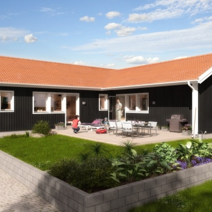 Vrt nya hus